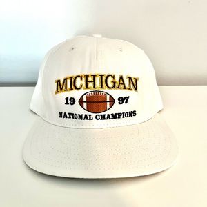 Michigan Wolverines 1997 National Champs Vintage Snapback Hat